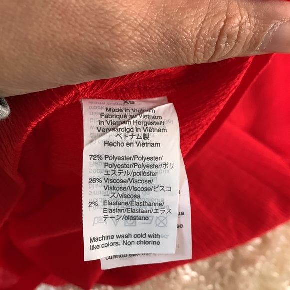 Madewell puffy sleeve red top size XS - Picture 13 of 15